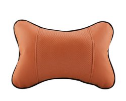 Hoofdsteunkussen Ademend - Neksteun Kussen - Auto Hoofdsteun Kussen - Kunstleer - 25x16x7cm - Vermoeidheidsverlichting