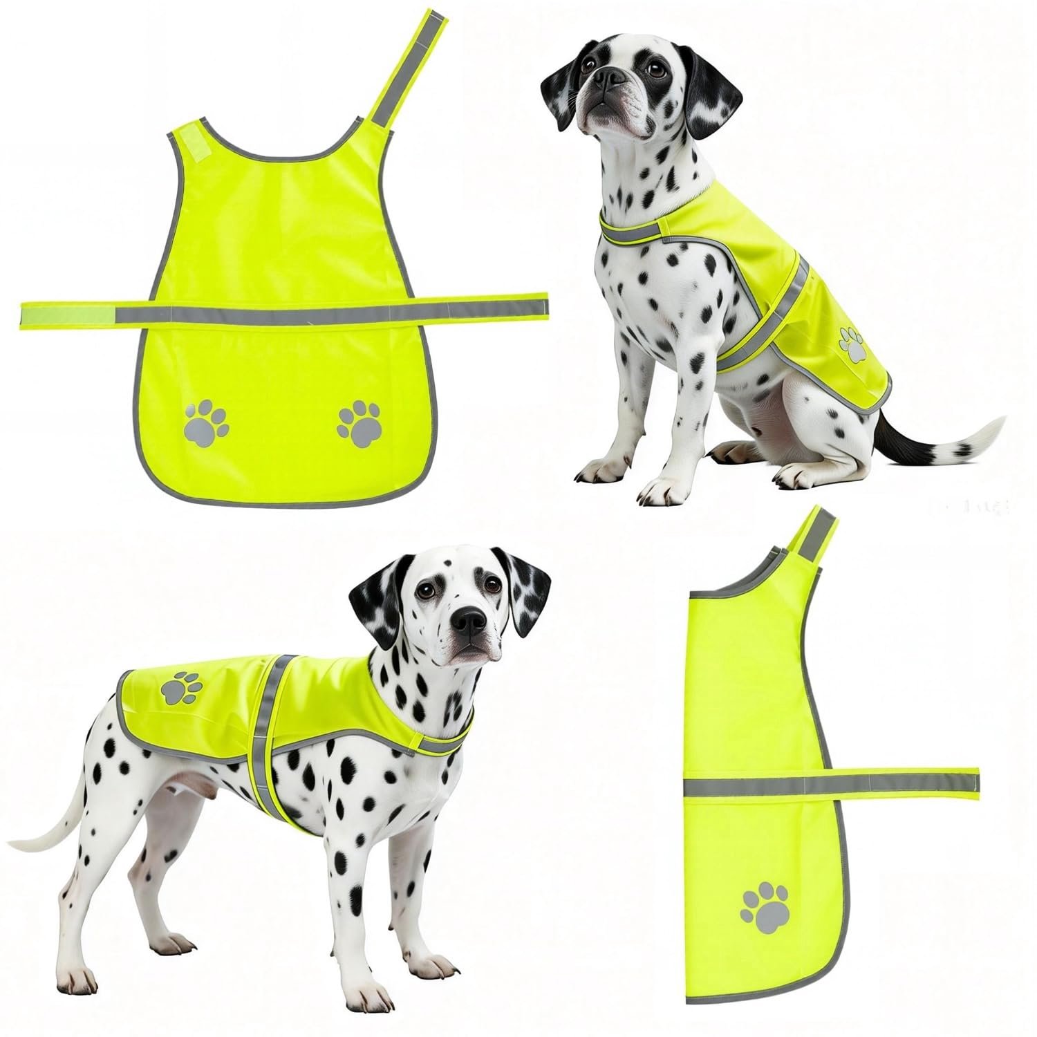Reflecterende Gele Veiligheidsvest voor Honden