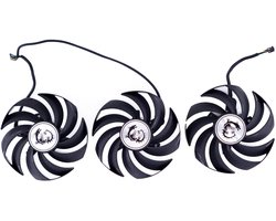 Vervangende Koelventilator voor Grafische Kaarten, Compatibel met RTX 3060 Ti en 3080 Ti