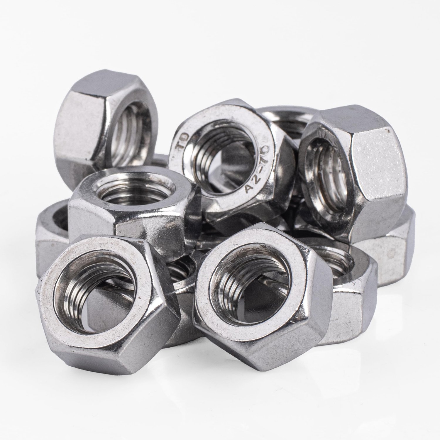 Set van 25 RVS Zeskantmoeren M5 DIN 934