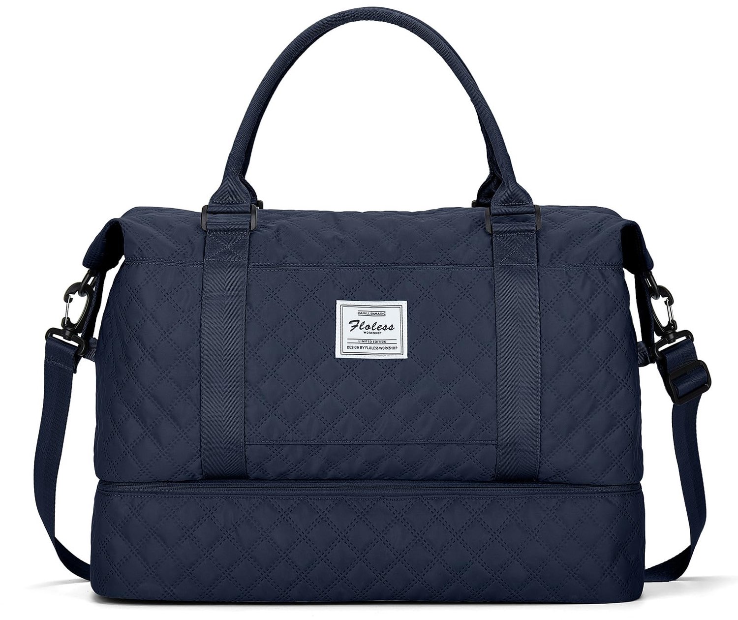 Vrouwelijke Reisweekendtas - Waterproof Duffle Bag met Schoencompartiment