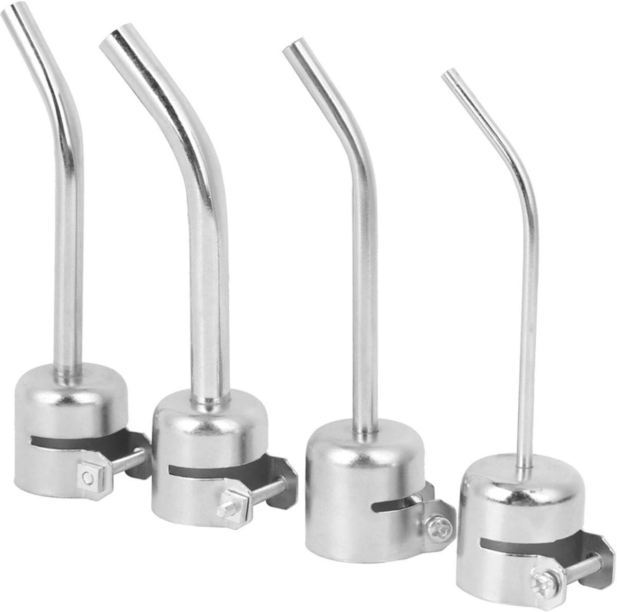 Kanon van de hitte Pijp Aluminium Legering Hete Lucht Pistool Mondstuk Solderen Warmte Kanonnen voor het 850 Kanon van de Hitte Repair Tools Uitgebreid Elleboog Mondstuk