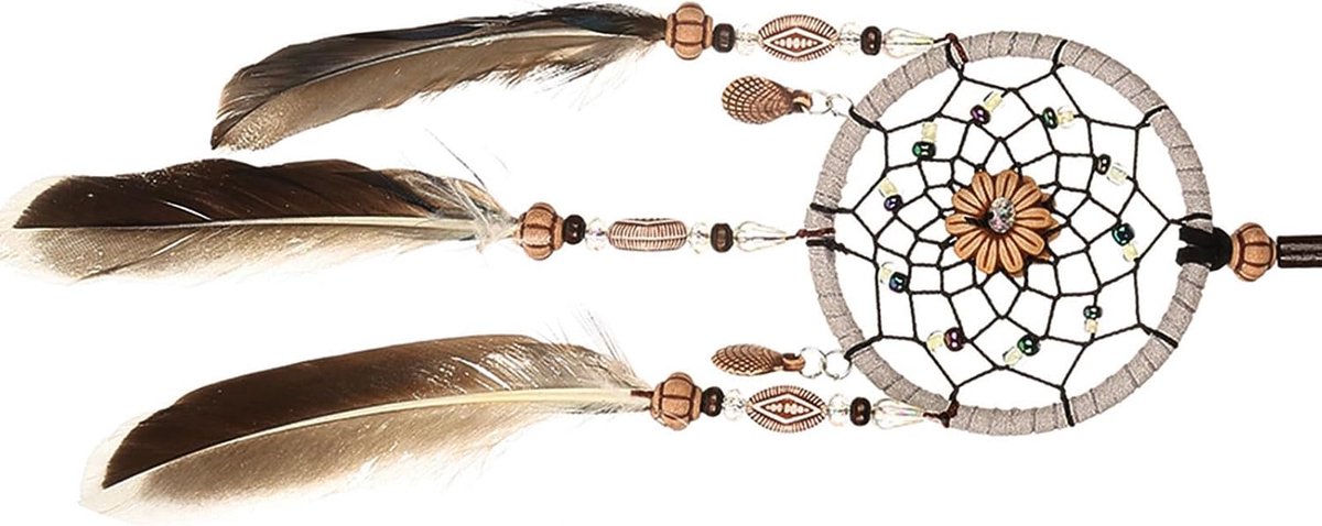 Handgemaakte Dream Catcher Feather Shells Autohanger Indiase Stijl Artware voor Gelukscadeau