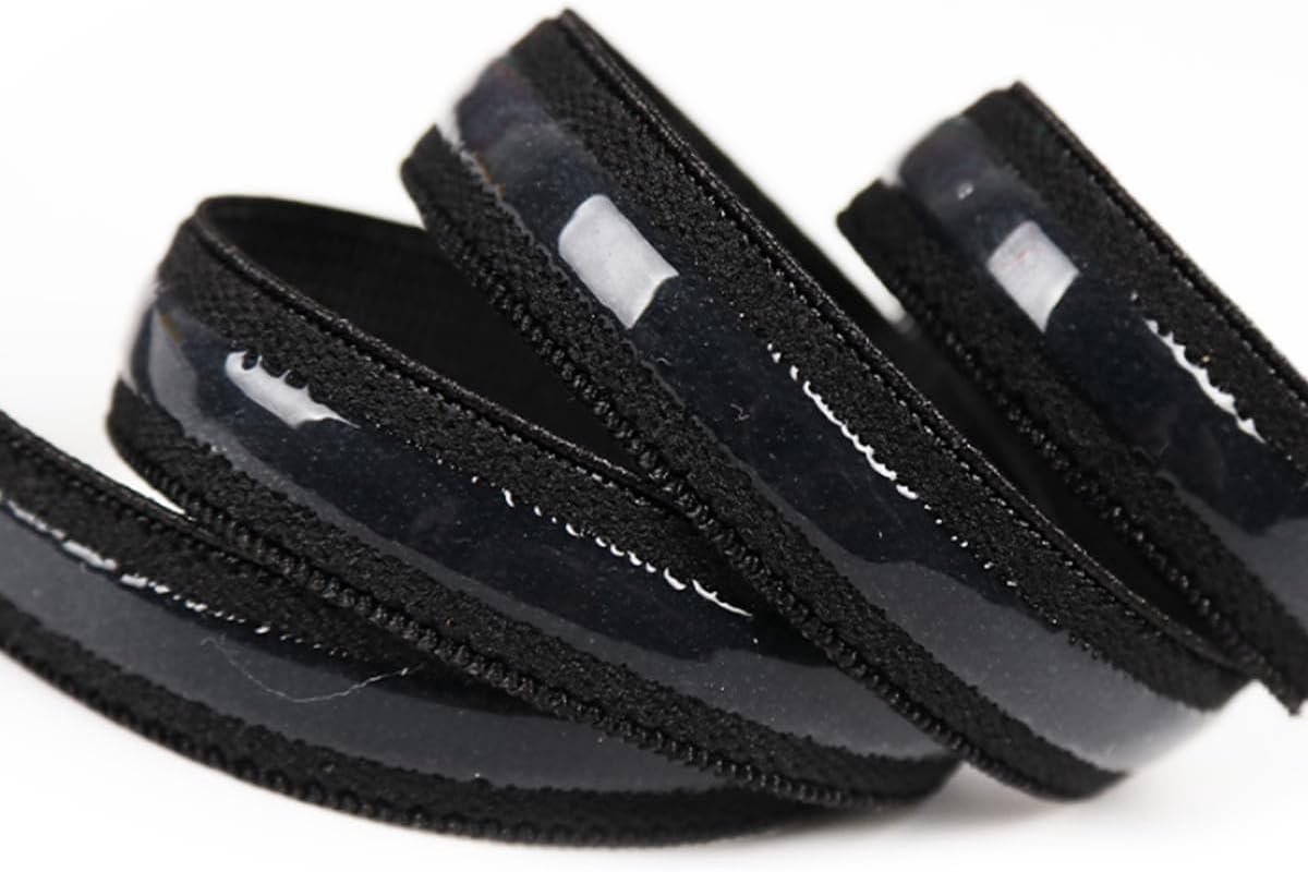 10M Antislip Siliconen Elastiek 10mm Breed voor het Naaien van Kledingstukken Schouderbanden Pruiken (Wit)