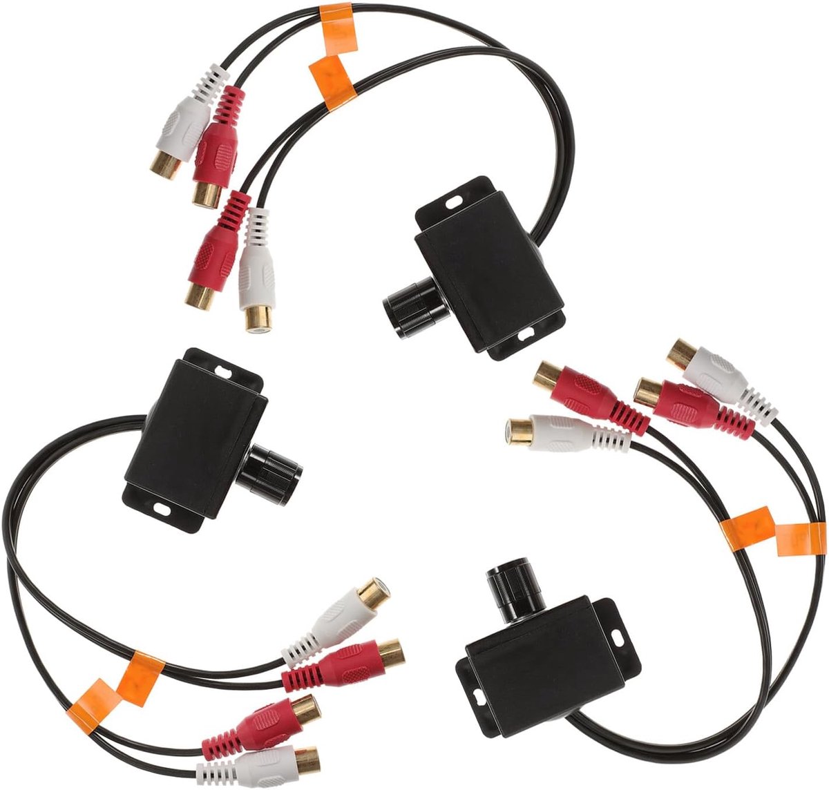3 Stuks Delige Volumeregelknoppen voor Autoversterkers Verstelbare Basregeling Compacte Audio Volume Controller met Eenvoudige Installatie Geschikt voor Car Subwoofer Stereo
