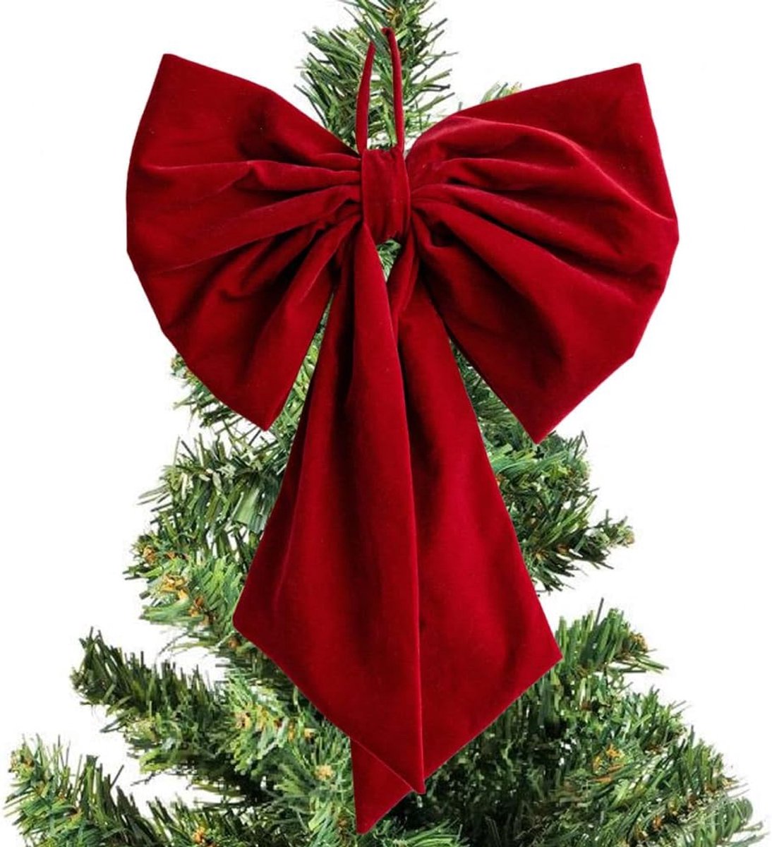 50x33cm/90x40cm hangende pluche strikdecoratie, extra grote kerststrik voor bruiloften, Kerstmis en verjaardagsfeestjes