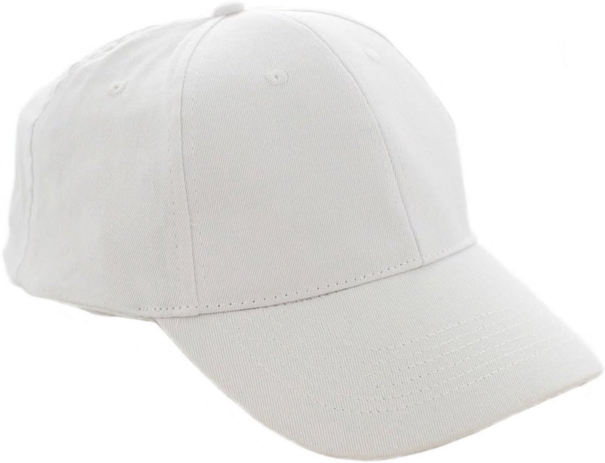 Baseball Cap Jongen Meisjes Kinderen Snapback Hoed Unisex (wit)