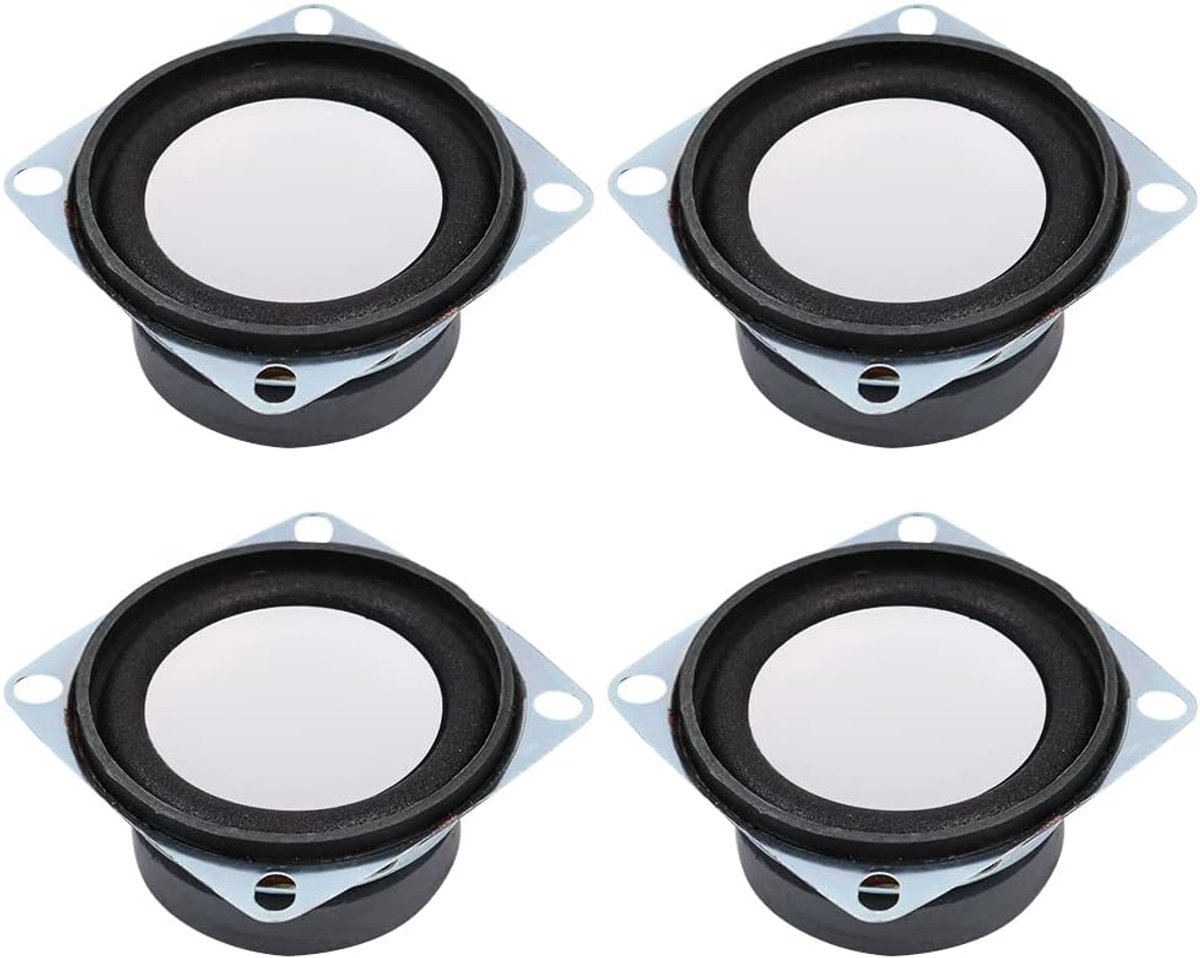 4 STUKS vierkante Micro Speaker Diameter 2 "4ohm 3W Audio Speaker Stereo Woofer Luidspreker voor Arduino