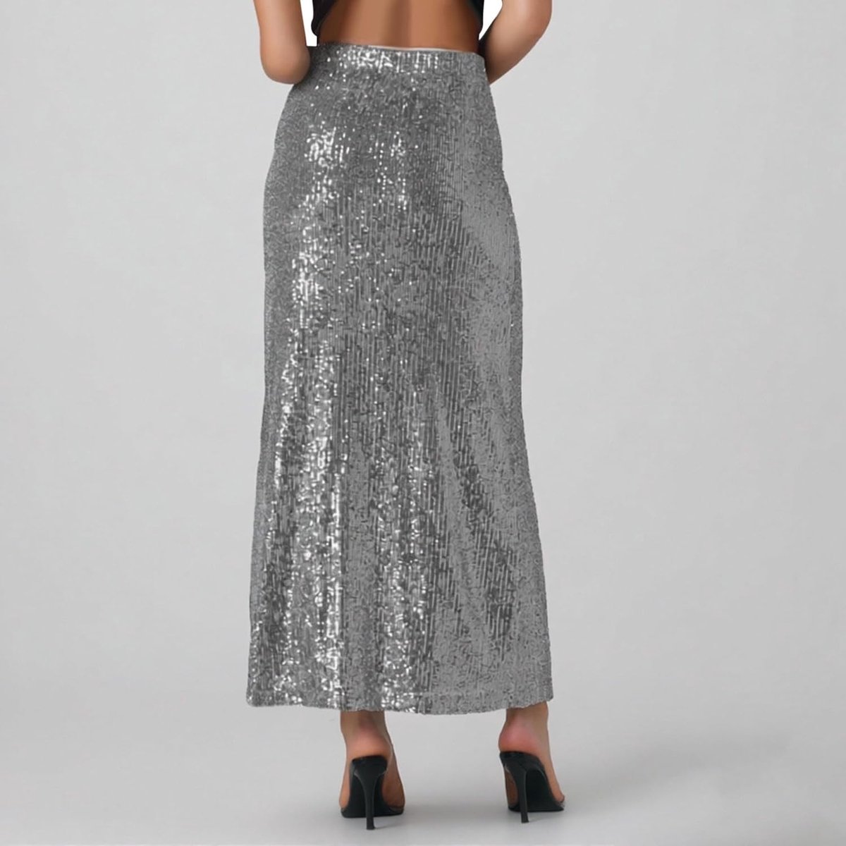 Elegante cocktailjurk voor dames, grote maat, midi, gedrapeerd, V-hals, 3/4 mouwen, gemarkeerde maat, verjaardag, A57