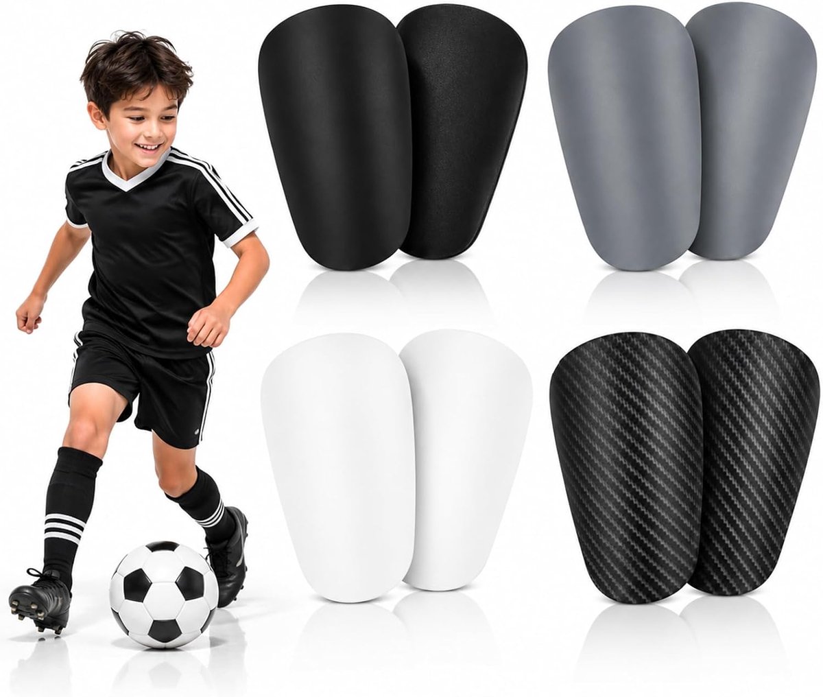 Scheenbeschermers, 10x6cm Mini Shin Pads