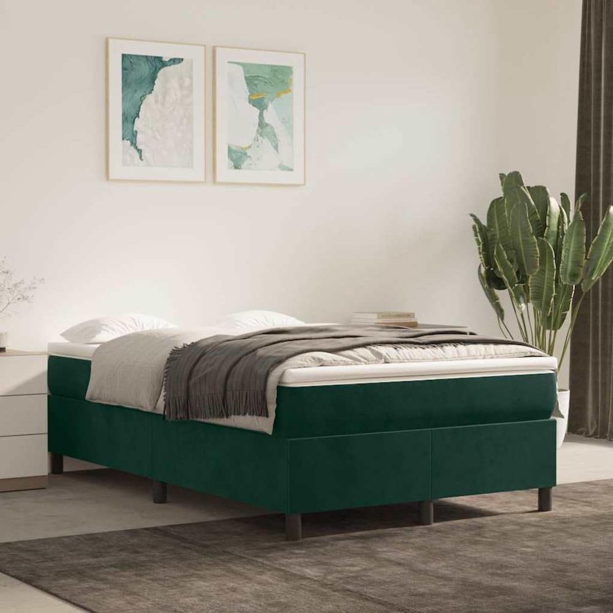Boxspringbed Ondersteunende Poten Multiplex Lattenbodem