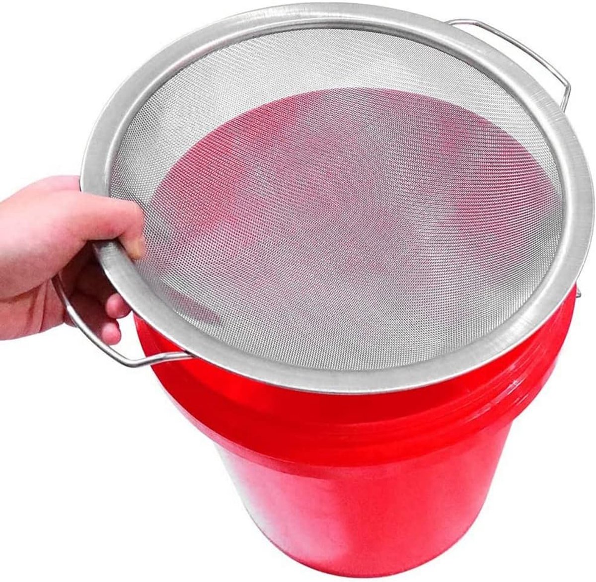 Verf zeef mesh roestvrij staal verf emulsie honingtrechter filterafdekking filtergereedschap product 60-mesh 11,4 breedte