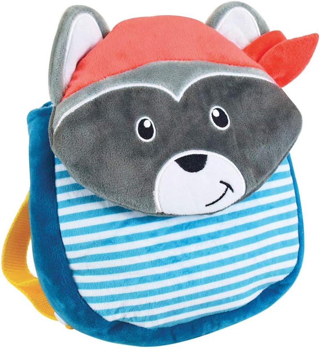 Rugzak/schooltas voor kinderen, Meerkleurig, 23 cm, Wasbeer pluche rugzak