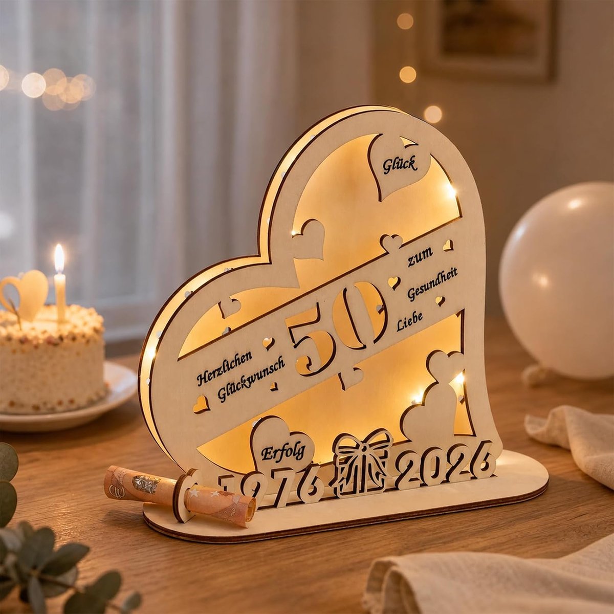 50 geldgeschenken verjaardag vrouw man 2026 houten bord gastenboek, gepersonaliseerde cadeaus voor 50e verjaardag getallen, 50e verjaardag hartvormige decoratie, bruiloften, feesten