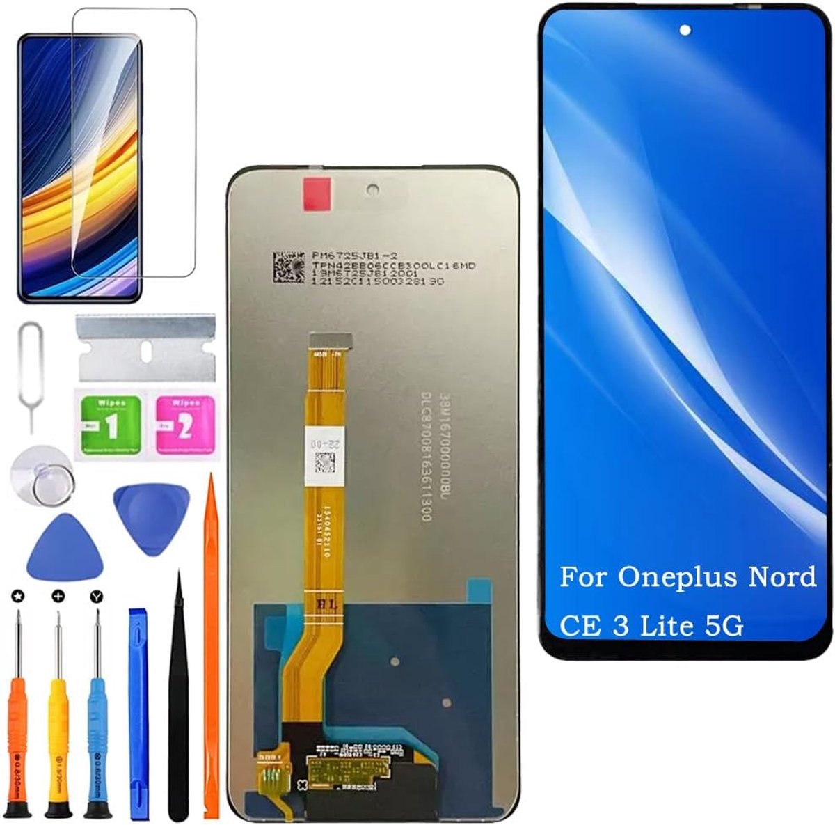Displayscherm voor OnePlus Nord CE 3 Lite 5G CPH2467 CPH2465