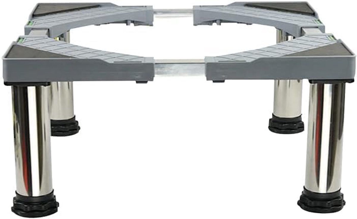 Voetstuk voor wasdrogers, vochtbestendig, anti-vibratie, past op machines van 17-25 inch, hoogte 4/6/8/10 inch, ondersteunt stabiliteit en ergonomie