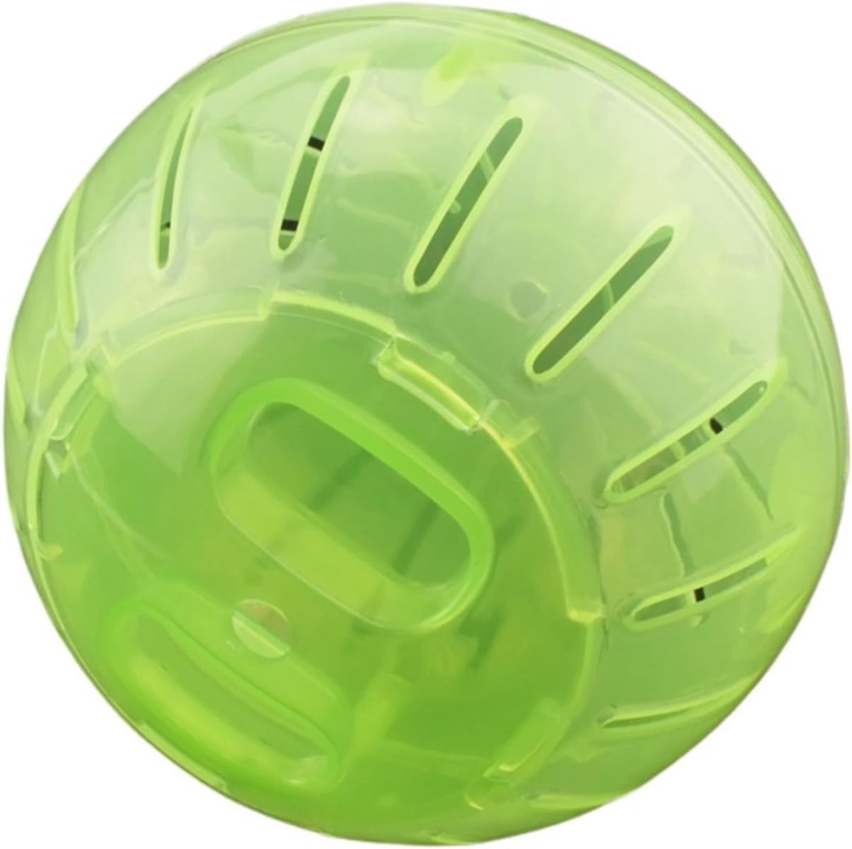 3,9 inch oefenbal voor kleine dieren - stil loopwiel voor dwerghamsters, gerbils en andere kleine huisdieren (groen)