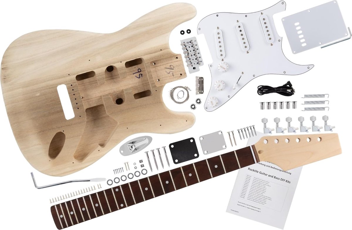 E-Gitaarbouwpakket ST-Style, "DO-IT-YOURSELF" E-GITAAR BOUWPAKKET