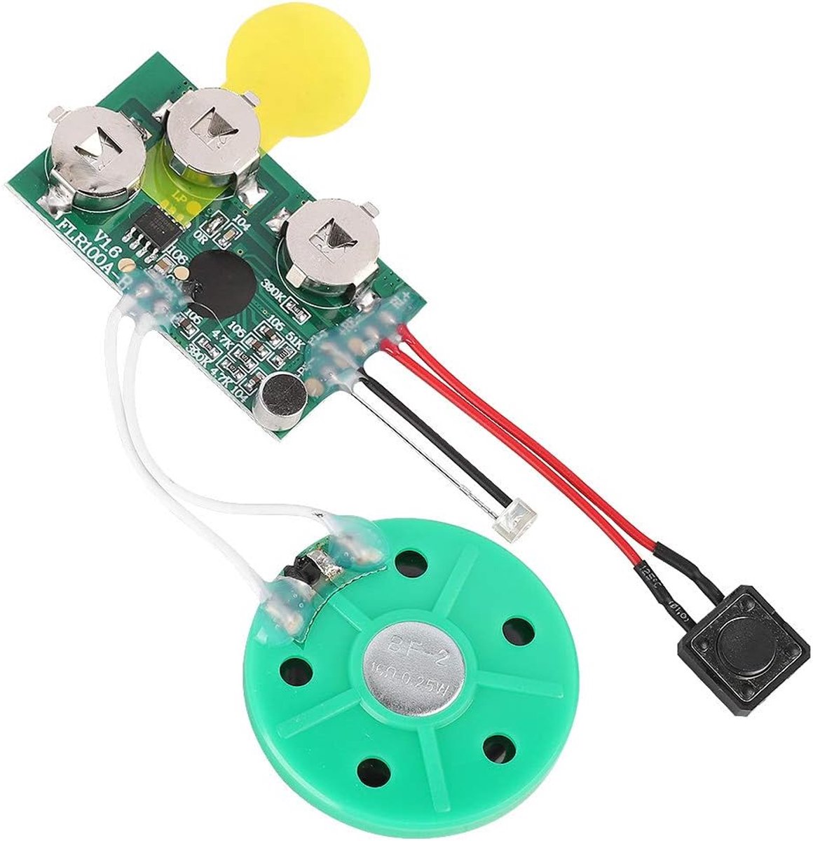 Geluidmodule 60 seconden - Stemopname en afspelen - Voor wenskaarten en DIY - Audio opnamefunctie