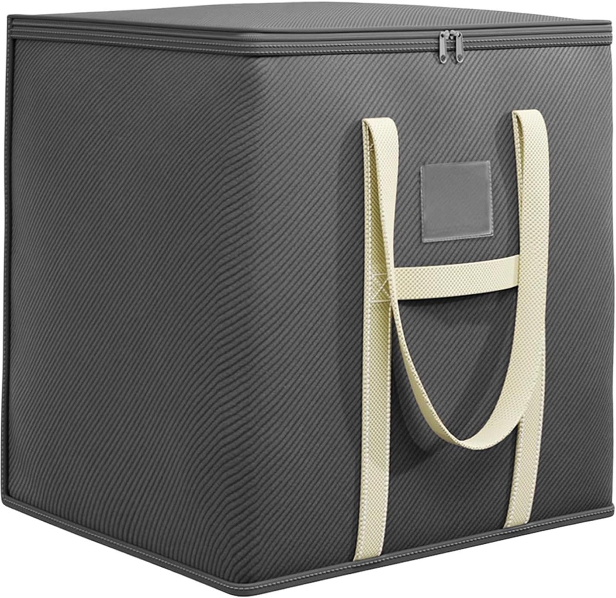 Duty Moving Bag met Deksels 150 L Grijs Niet-geweven Stof Opbergtas 50×50×60 cm Loft Opslag