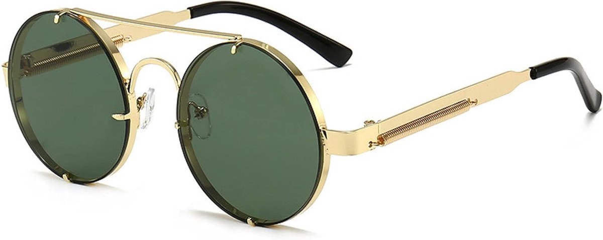 Gothic Zonnebril Steampunk Retro Zonnebril Dames Heren Mode Zonnebril Schaduw Rijden Zonnebril Uv400 Goggles-C3
