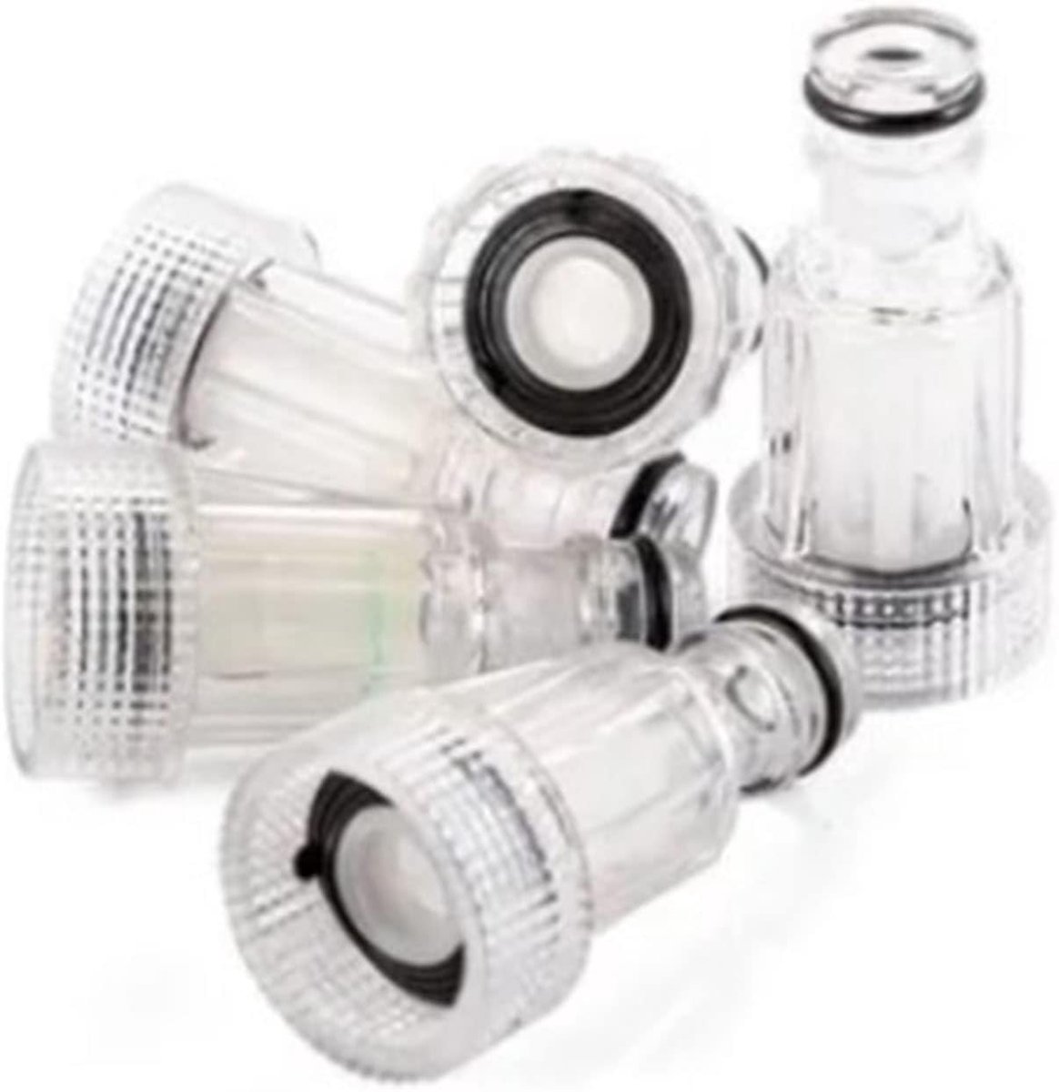 5 Stuks Waterfilters Voor Hogedrukreiniger, 3/4 Inch Auto Schone Wasmachine Waterfilter Diameter Afneembaar Gemakkelijk Te Reinigen Wasmachine Verbindingsgereedschap