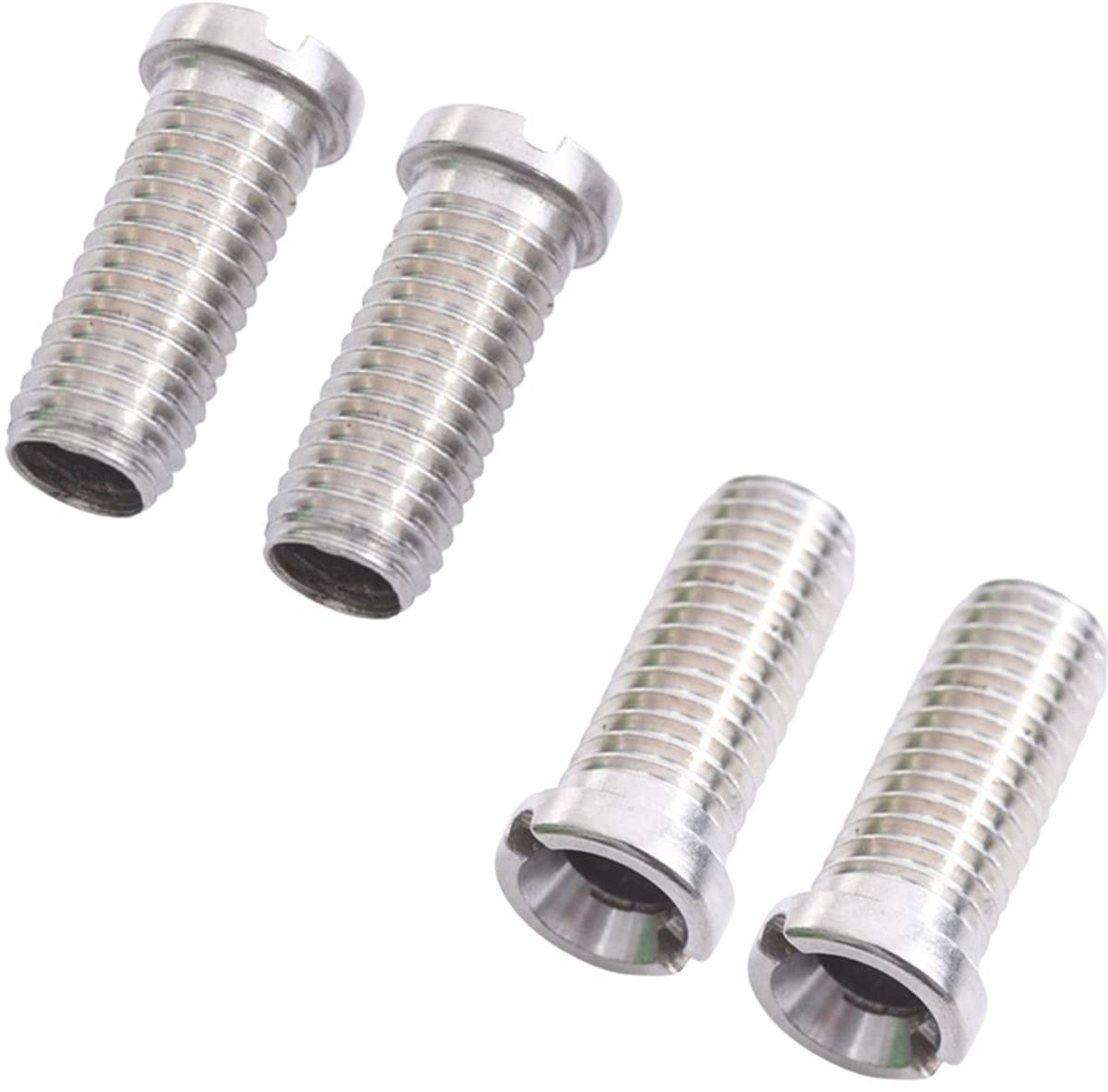 4 stuks holle schroef spoel roestvrijstalen afvoerzeefschroef 45mm holle schroef zeefkorfventiel spoelbakzeefschroef afvoer garnituur toebehoren voor ventielaflaat spoel keuken afvoeren