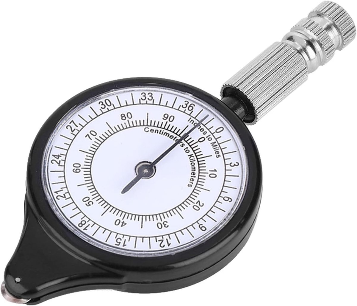 Multifunctionele Kaartgereedschap voor Outdoor Activiteiten, Camping, Hiking en Sport met Rangefinder en Curvimeter