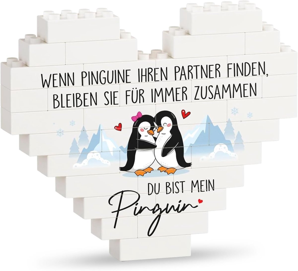 Jubileumcadeau voor hem en haar, 'Ik hou van jou' cadeaus voor mannen en vrouwen, hartvormige puzzel ornamenten cadeaus voor partners, huwelijksdag cadeau, Valentijnsdag cadeau (A)