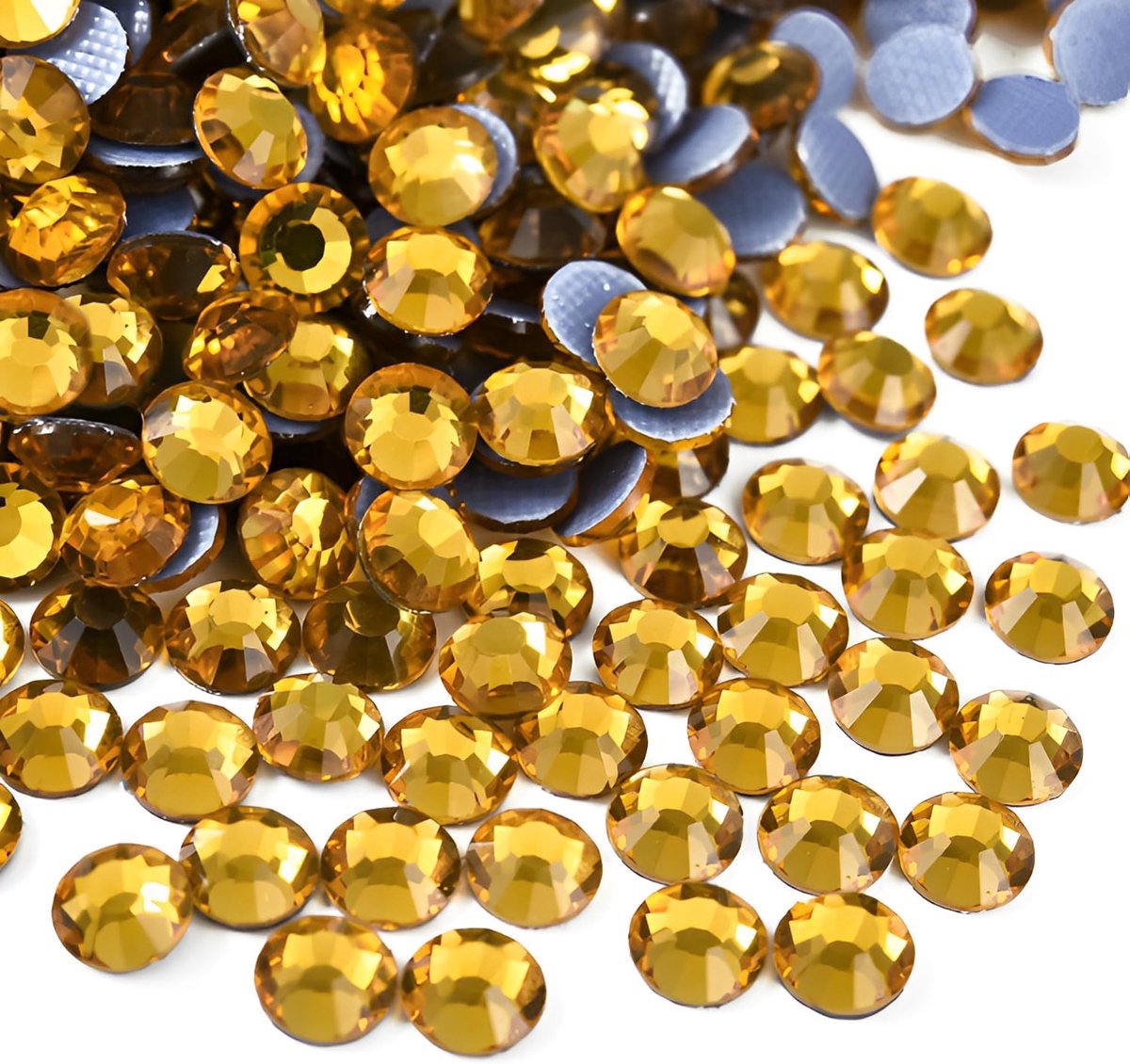 Hotfix Steentjes Platte Achterkant Kristal Edelstenen SS20 4.8mm