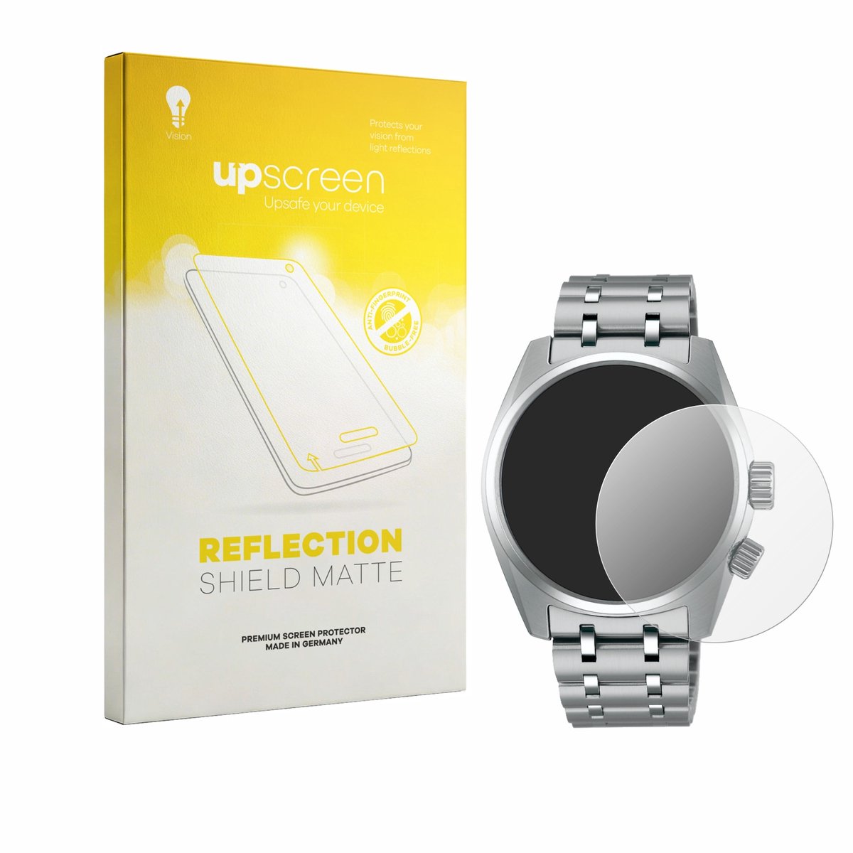 upscreen - Screenprotector voor Seiko Prospex SPB513J1 - Folie Beschermfolie anti glare matte