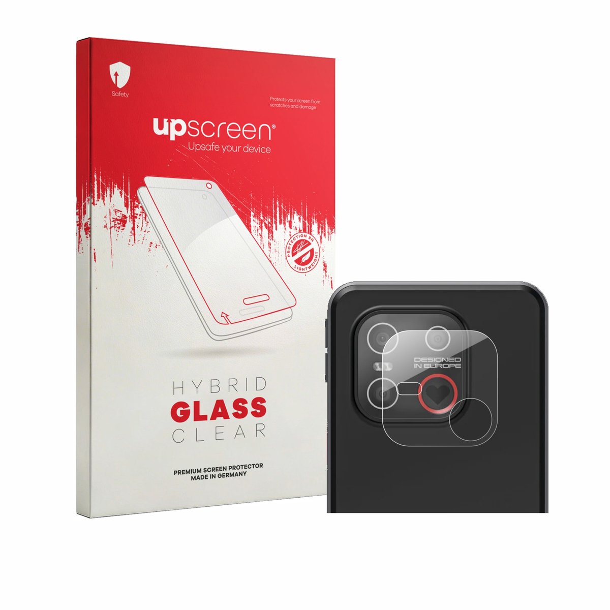 upscreen - Screenprotector voor Emporia Smart 7 Lite (ALLEEN Camera Lens) - Folie Beschermfolie Beschermglas transparant