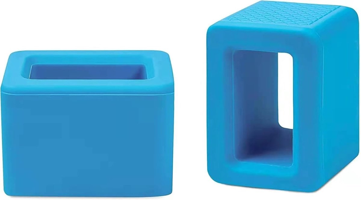 Veiligheidsgordelgesphouder, 2-pack zachte autostoelgesp booster, helpt kinderen en speciale behoeften volwassenen, houdt de riemgesp rechtop voor gemakkelijke toegang (blauw)