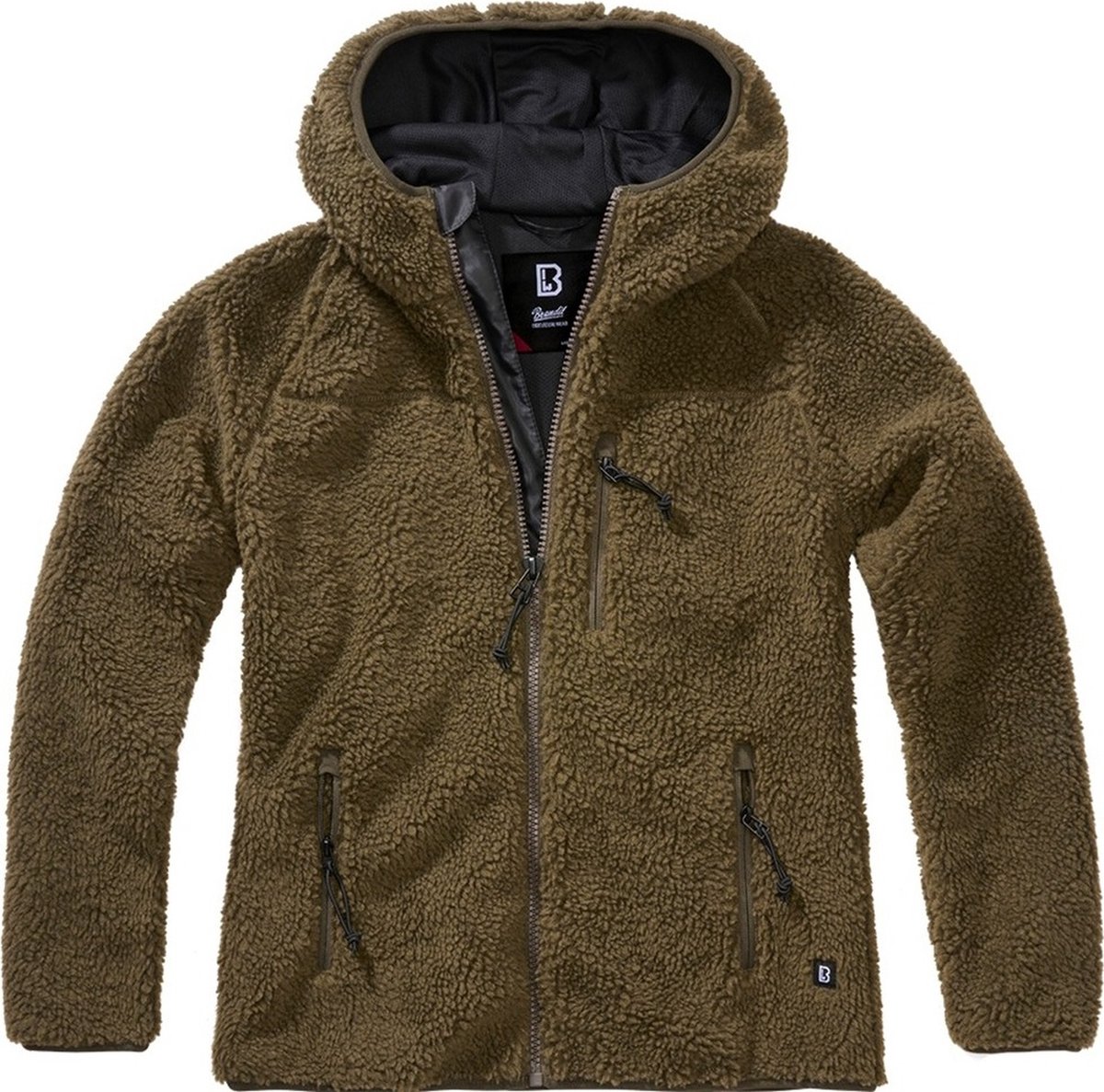 Brandit - Teddyfleece Jacket - 4XL - Groen