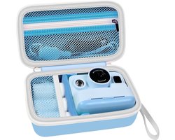 Compatibel met Dylanto/voor Anchioo/voor MEETRYE Instant Print Camera voor Kinderen, Digitale Film Camera's Opslag Houder Organizer voor Accessoires (Alleen Doos), Blauw, NIEUW