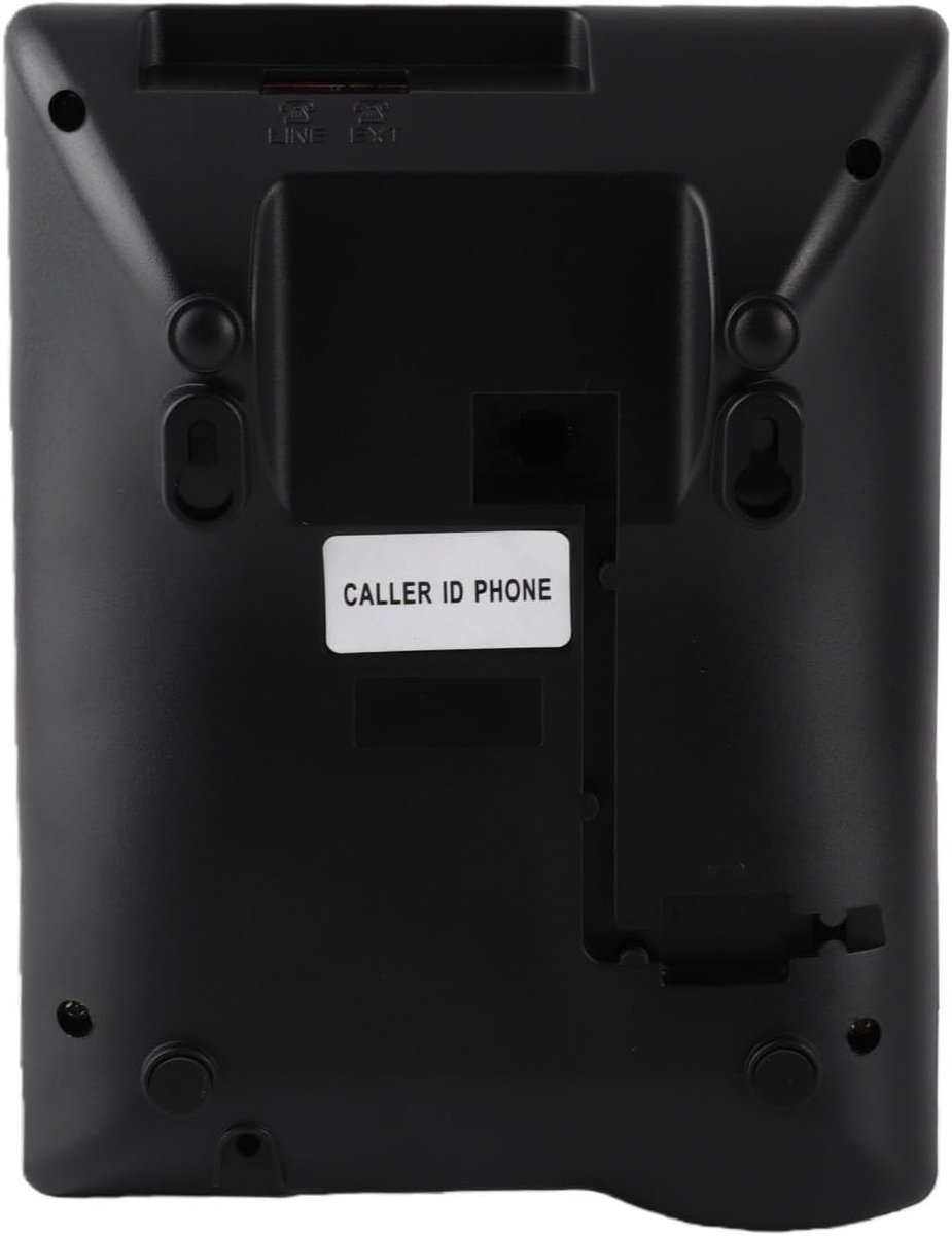 knop vaste telefoon, hoortoestel compatibele telefoon ouderen geschenken multifunctionele telefoon met snoer met instelbaar volume voor ouderen gehandicapten bureau of muur monteerbaar