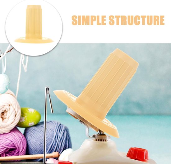 3 Stuks Delige Handbediende Garenwinder Spoelset Universele Vervangende Spoelen voor Haakaccessoires Duurzame Bobbintubes voor Veelzijdig Handmatig Garen Wikkelen Bij DIY Projecten — afbeelding 5