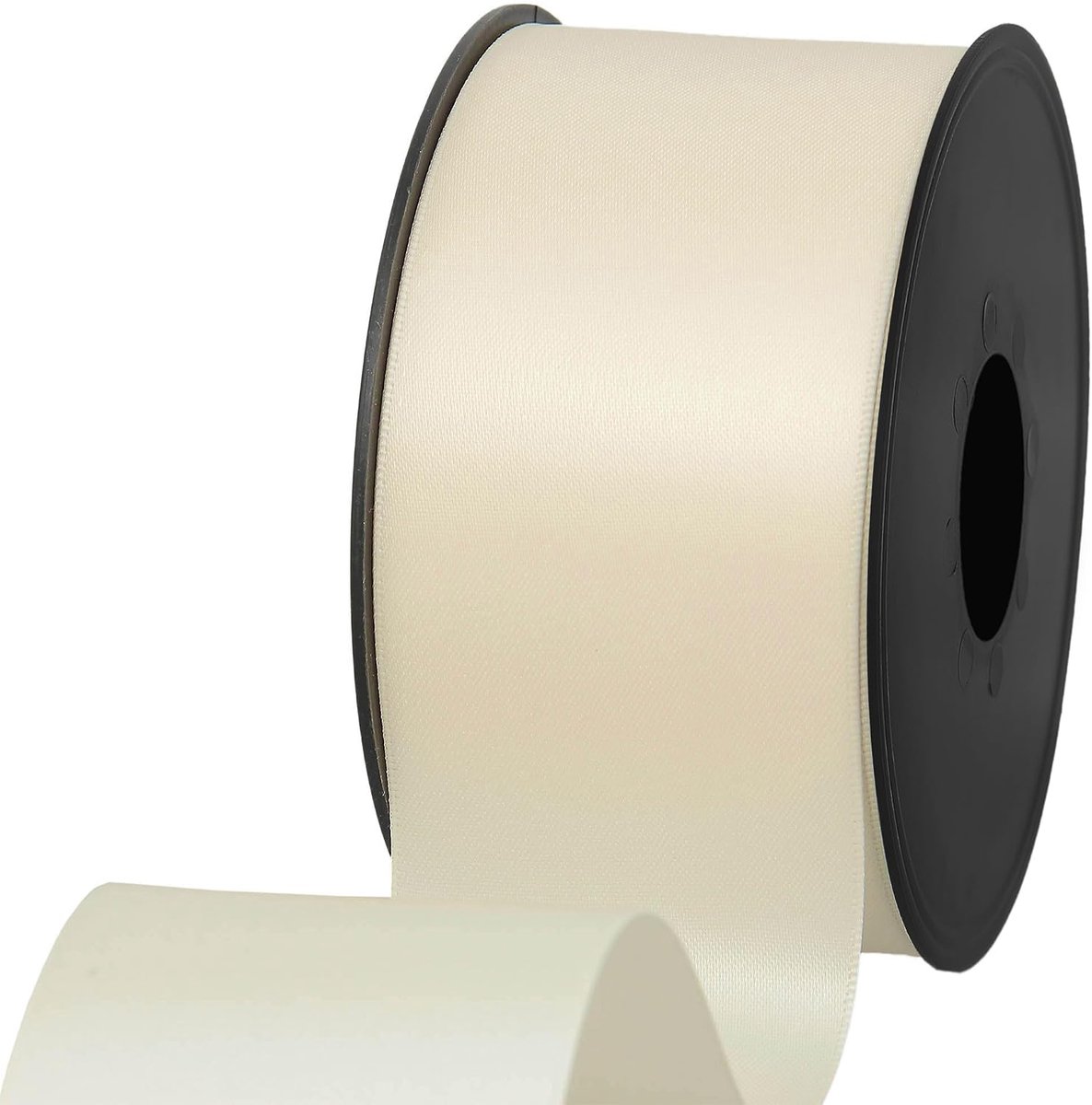 Lint - 100% polyester dubbelzijdig satijnen lint voor bruiloften, cadeauverpakking, bloemstukken, handwerk, taarten, strikken, versieringen, 50 mm x 25 m
