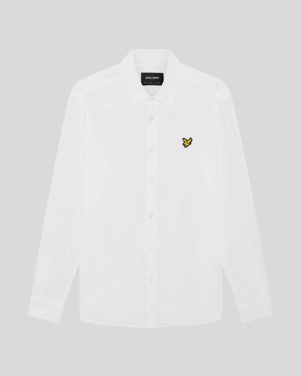 Lyle & Scott - Hemd - Wit - S (36)