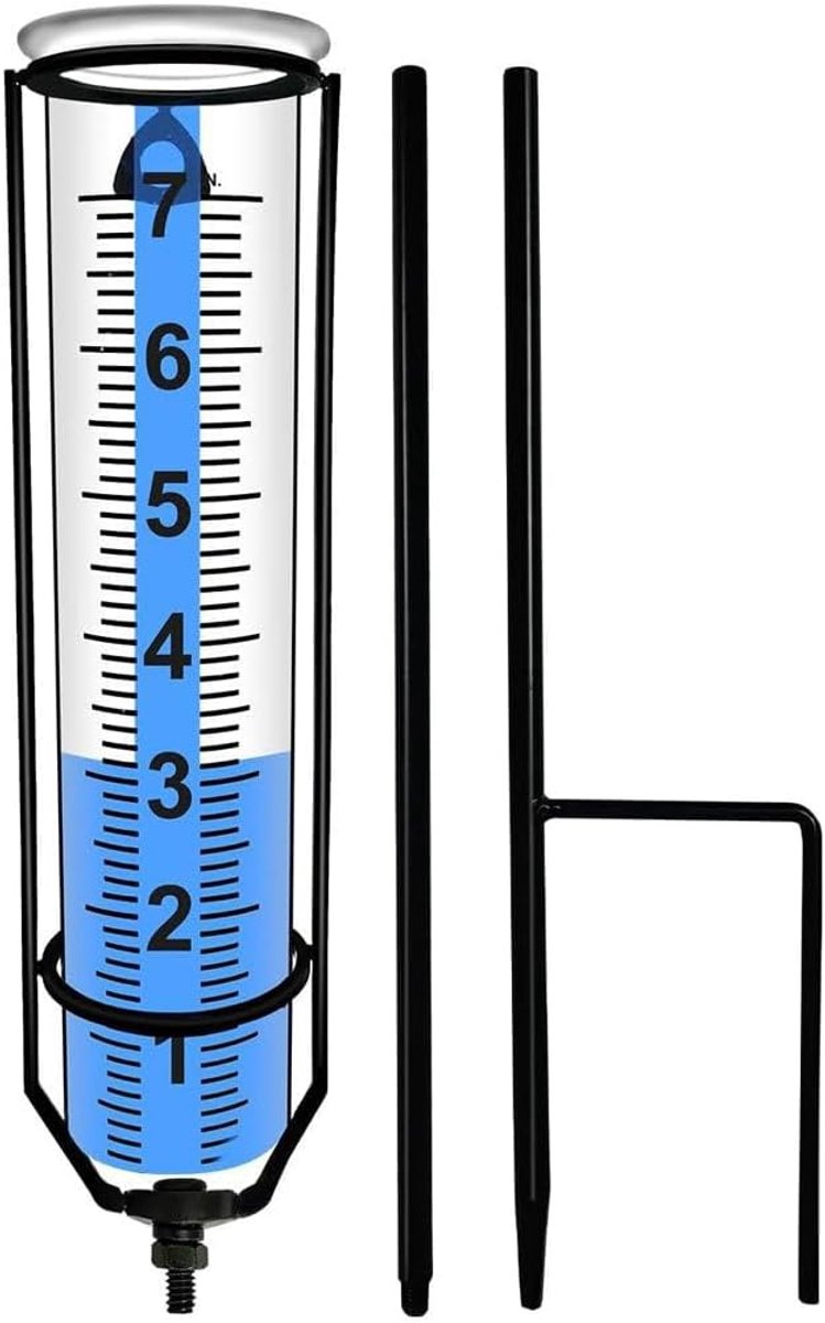 Regenmeter - Regenmeter op Voet - Neerslagmeter - Regenmeter met Grondpen