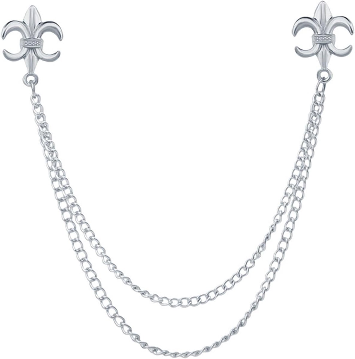 Halskettingspelden voor heren halsketting broche kwastje broche heren overhemd brocheknop lijfje