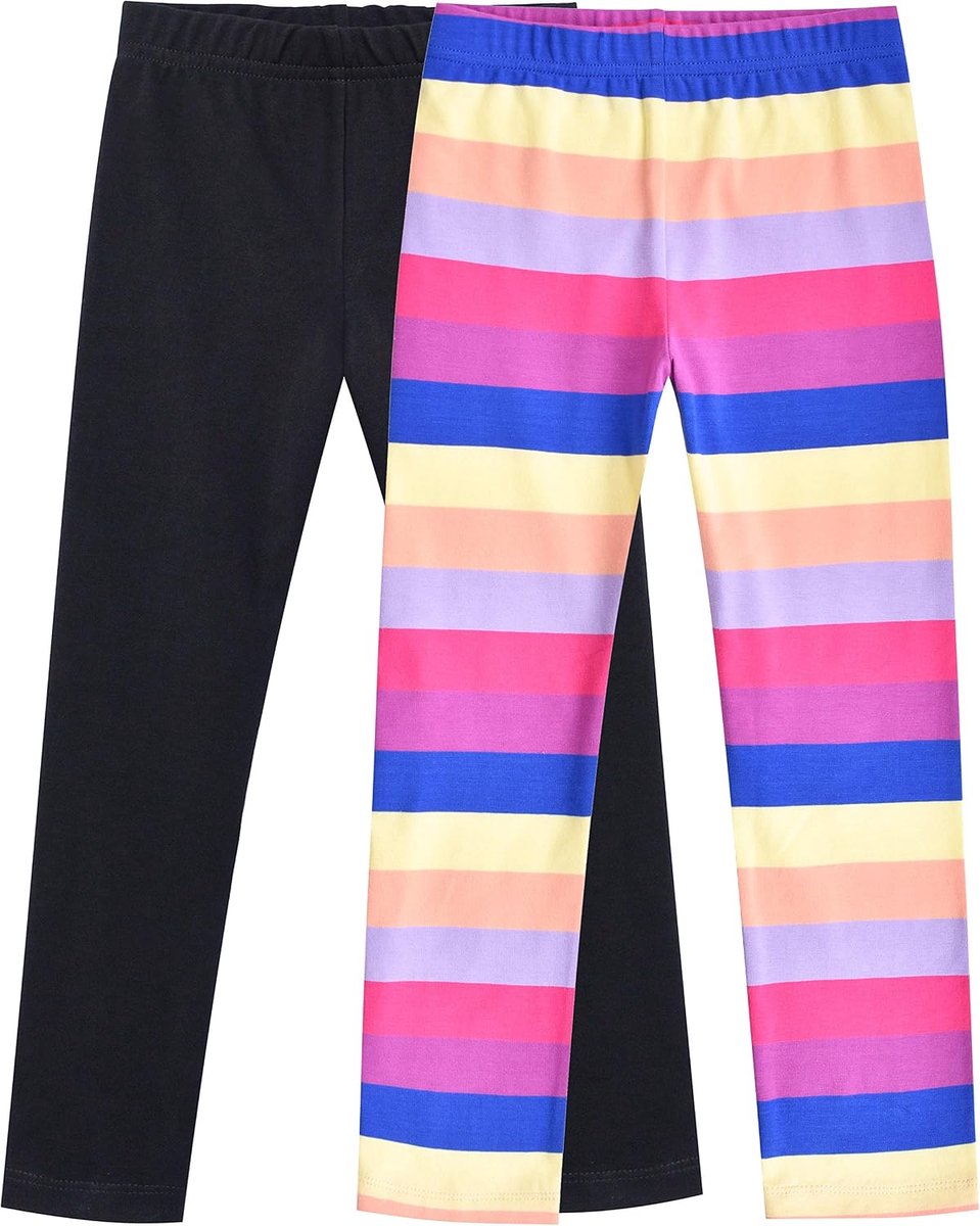 Broek verpakking van 3 stuks Katoen Leggings Kant Rekbaar Kinderen Kleuter 2-7 jaar