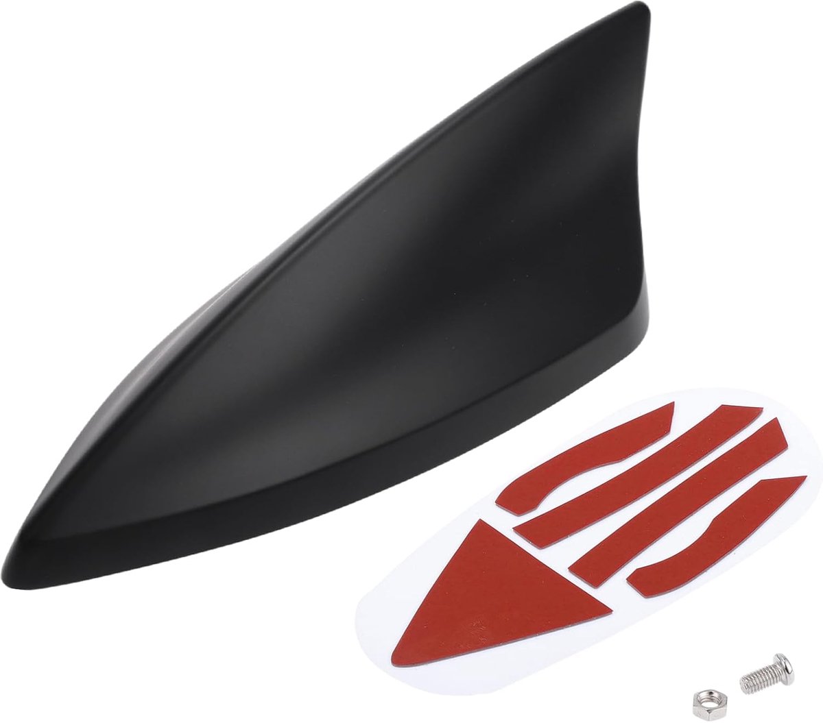 universele dakantenne Am/Fm voor Auto Suv Offroad-vrachtwagen van ABS-materiaal met zelfklevende basis, mat zwart
