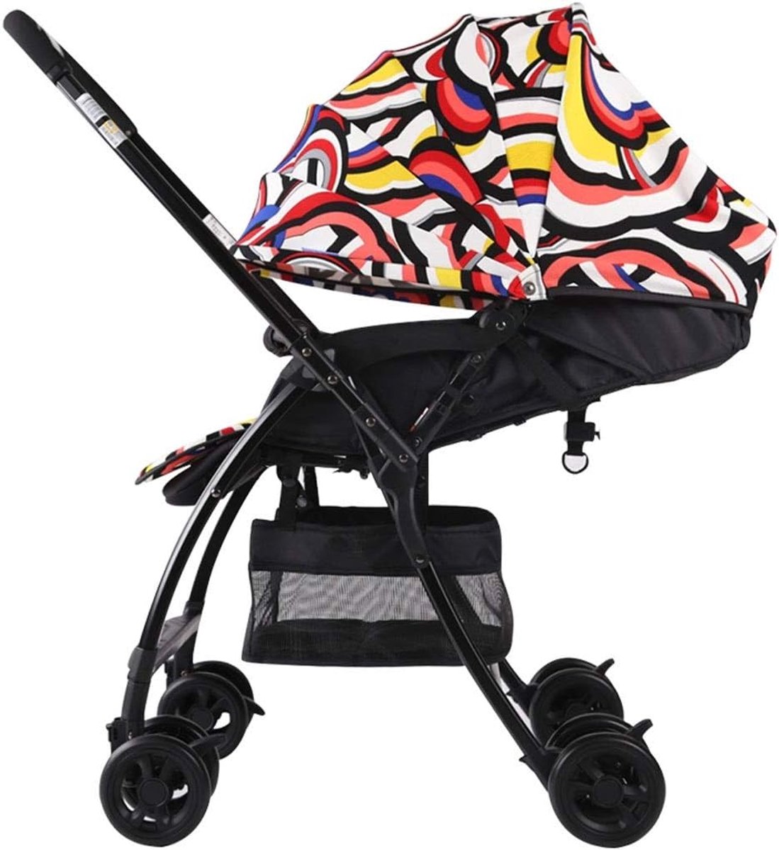 Lichtgewicht Kinderwagens for pasgeborenen Sit liggen Folding Kinderwagens for kinderen Portable Trolley for Travel wandelwagen (Color : A)