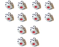 Zarı 10 mm – Tavla kubus – Backgammon dobbelstenen – Tavla Zari 10 mm – Kleine kubus – Tavli – Nardi – Tavola Reale (3 sets)