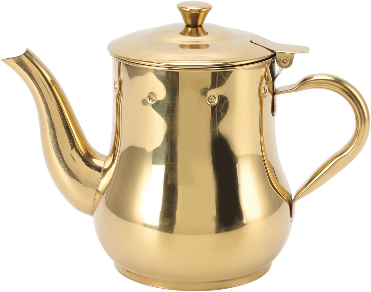 500 Ml/0,53 Quart Vetzeefcontainer, Keukenolie-opslagcontainer Met Zeef Spekvetcontainer Bakolie Kan Voor Spek Keuken Koken Frituurolie(Goud)
