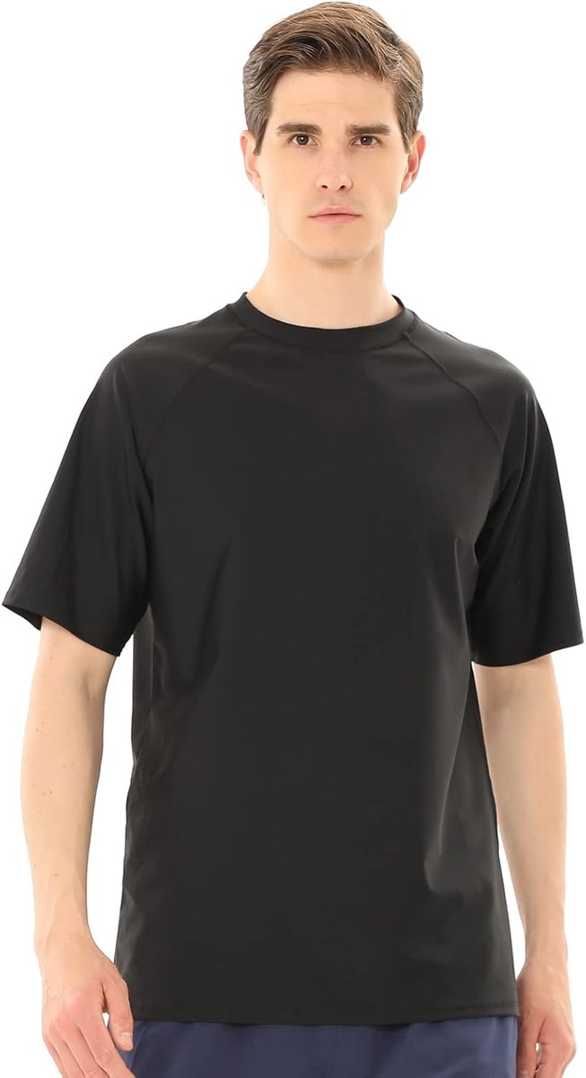 Rashguard T-shirt met korte mouwen UPF 50+ Badpak Tops Sneldrogend Sport T-shirt