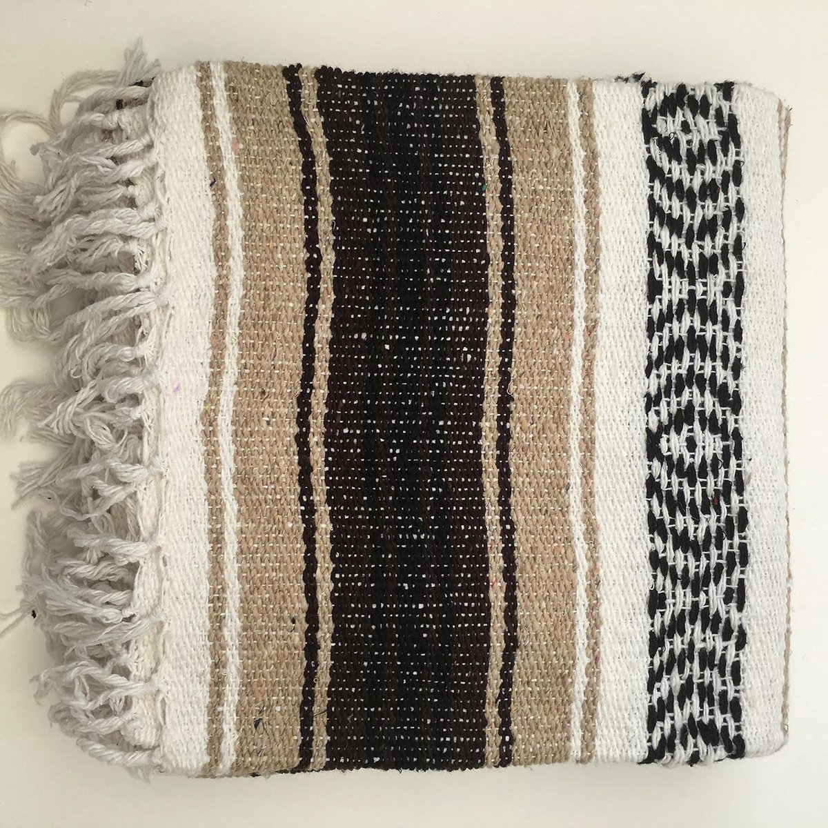 deken/overtrek/tapijt, 6-kleurig, voor picknick, camping, festival, beige