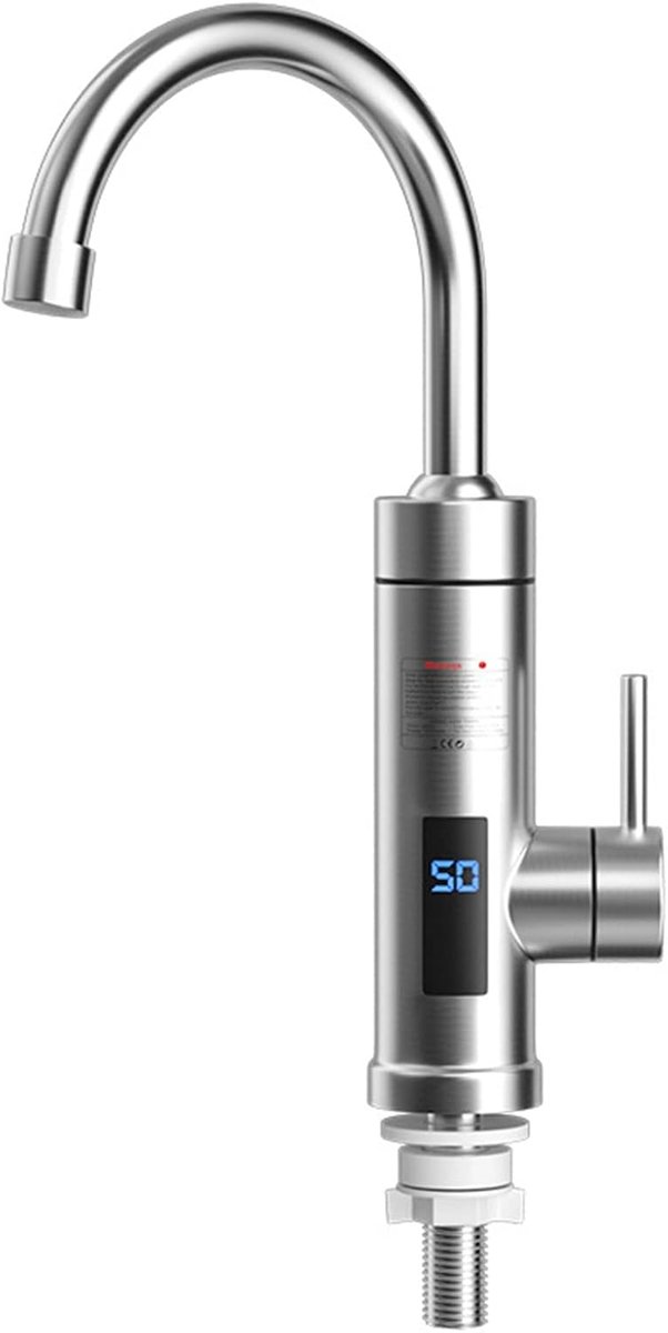 3S instant warm water mengkraan met LCD-display elektrische roestvrij stalen mengkraan voor huishouden