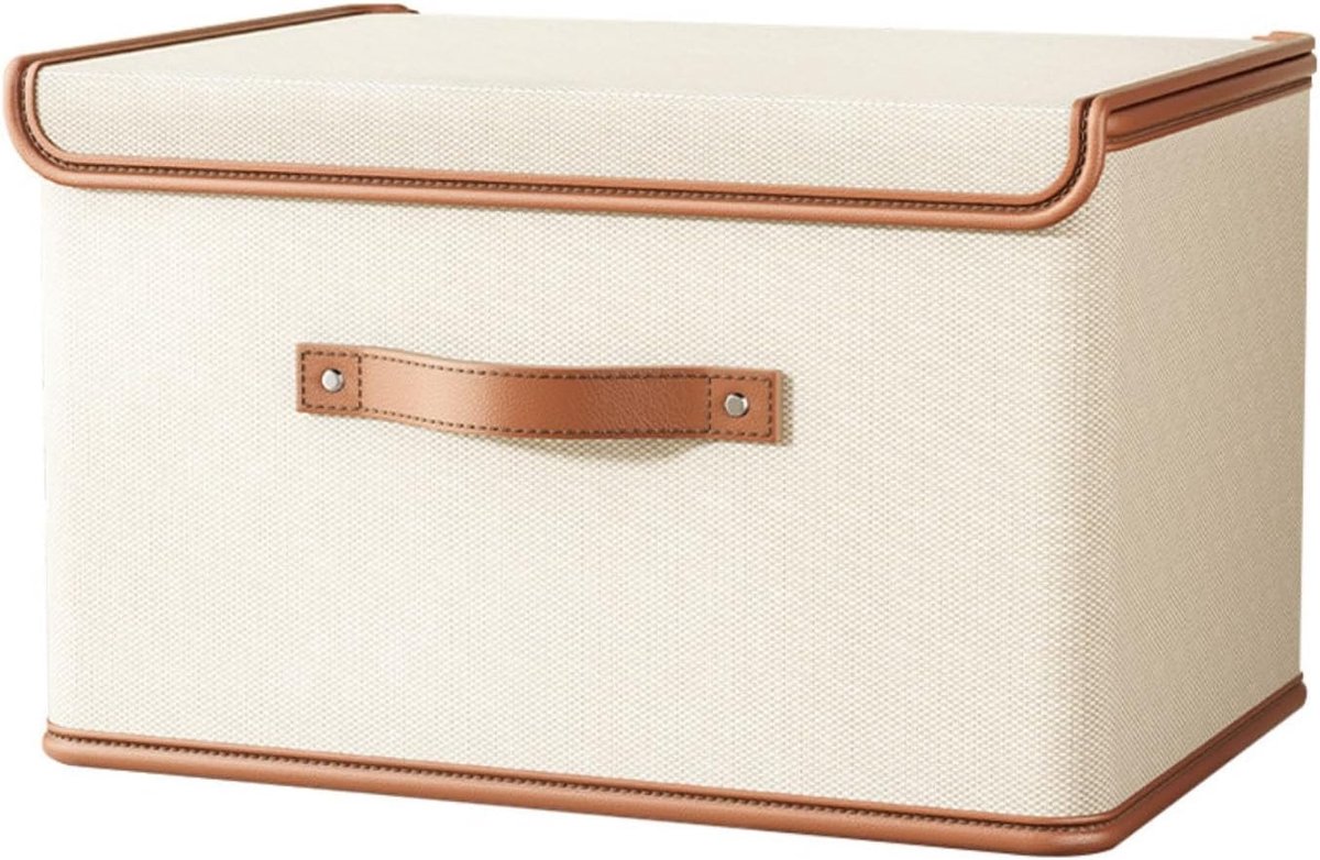 1 stuk kastdoos, 54 l, opvouwbare opbergdozen, opbergdozen voor dekbedden, verhuiskisten, opvouwbare tassen voor kleding, dekens, beddengoed